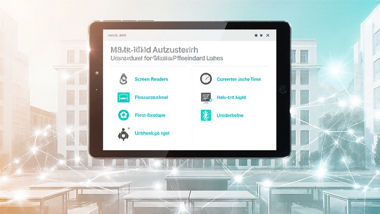 Zukunft: einheitlicher Katalog 2025 und digitale barrierefreie Prüfungen.