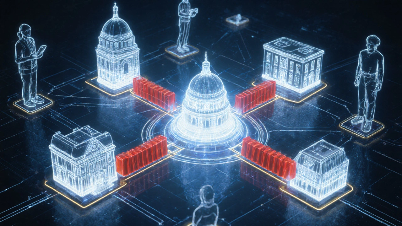 Datenströme verbinden Bürger, Museen und Stadtverwaltung in einem transparenten System der Stadtentwicklung.