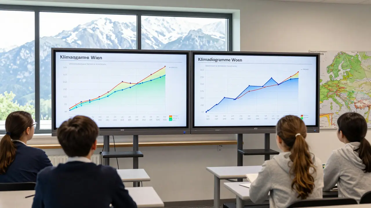 Klimawissen in der Matura in Österreich: Anforderungen und praktische Beispiele