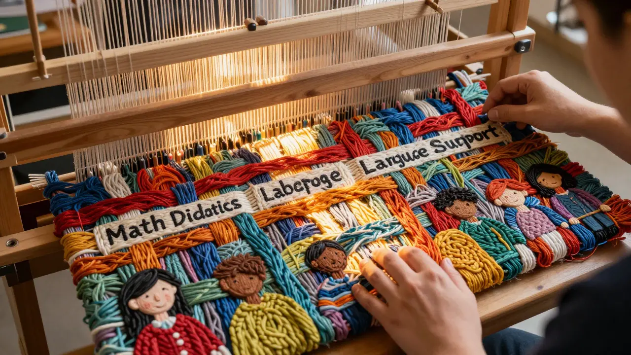 Inklusive Bildung als gewebtes Muster aus unterschiedlichen Lernbedürfnissen und Fachdidaktiken.