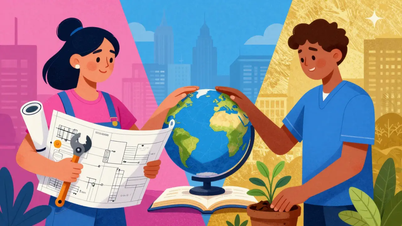 Vielseitige Karrierewege ohne geschlechtsspezifische Klischees.