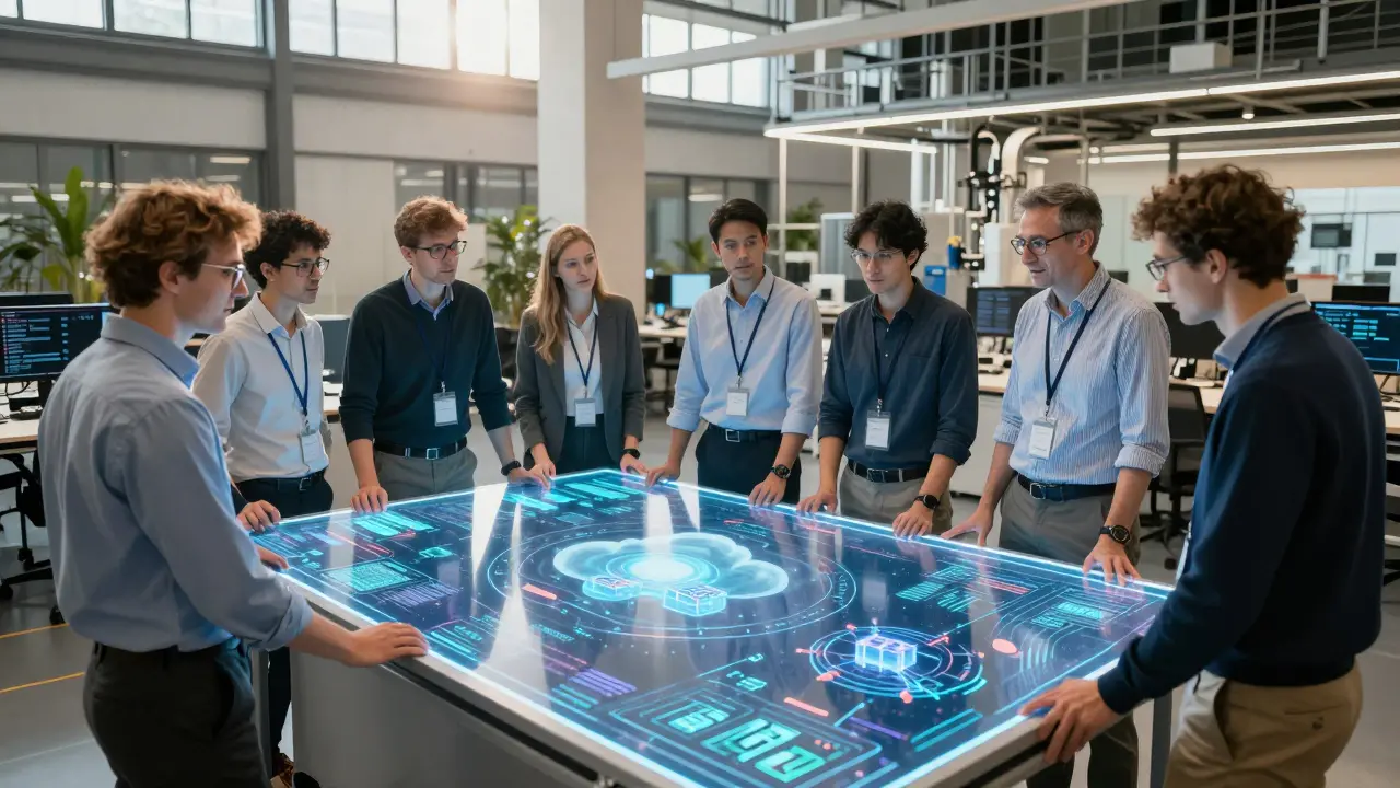 Kooperation zwischen Wissenschaft und Industrie im Datenraum