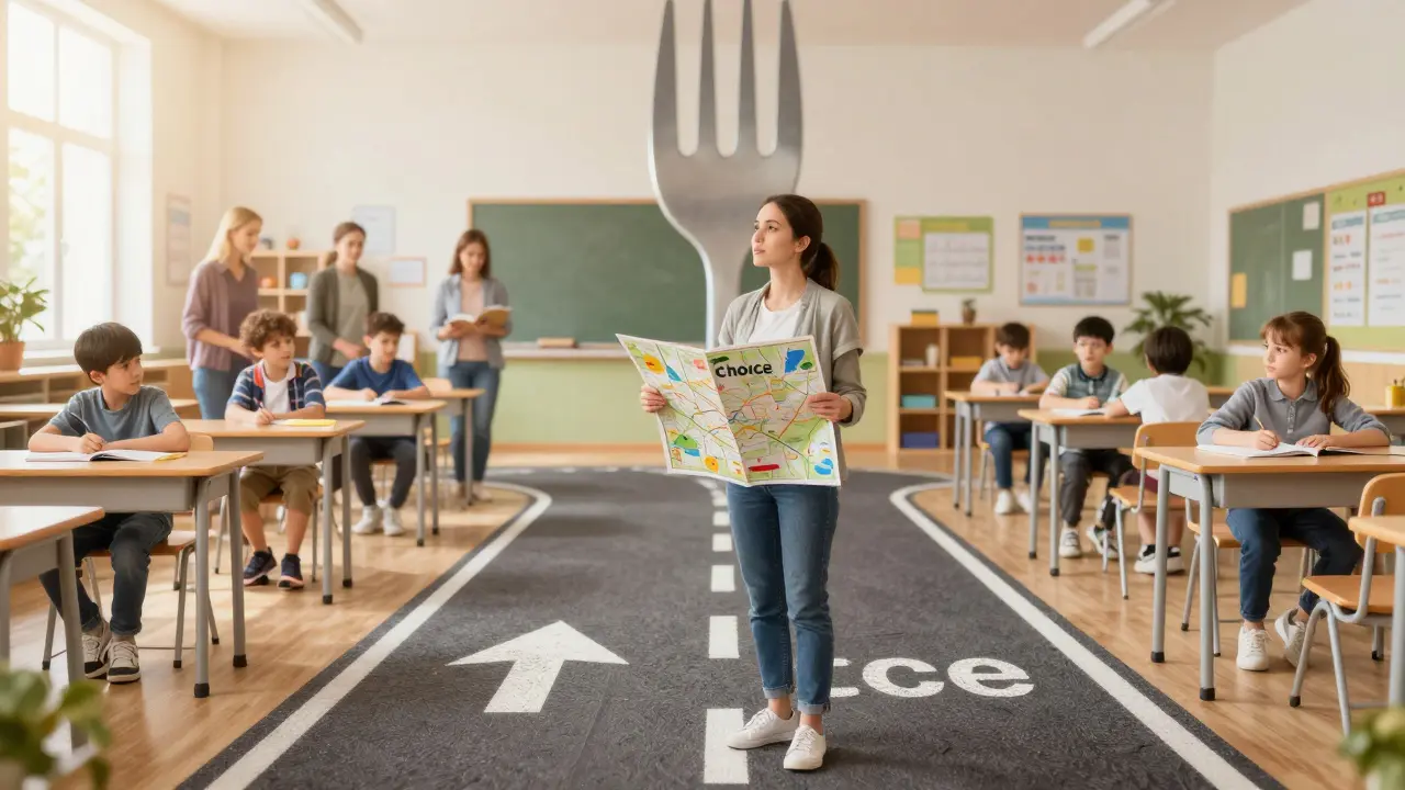 Entscheidung zwischen inklusiver Schule und Sonderschule