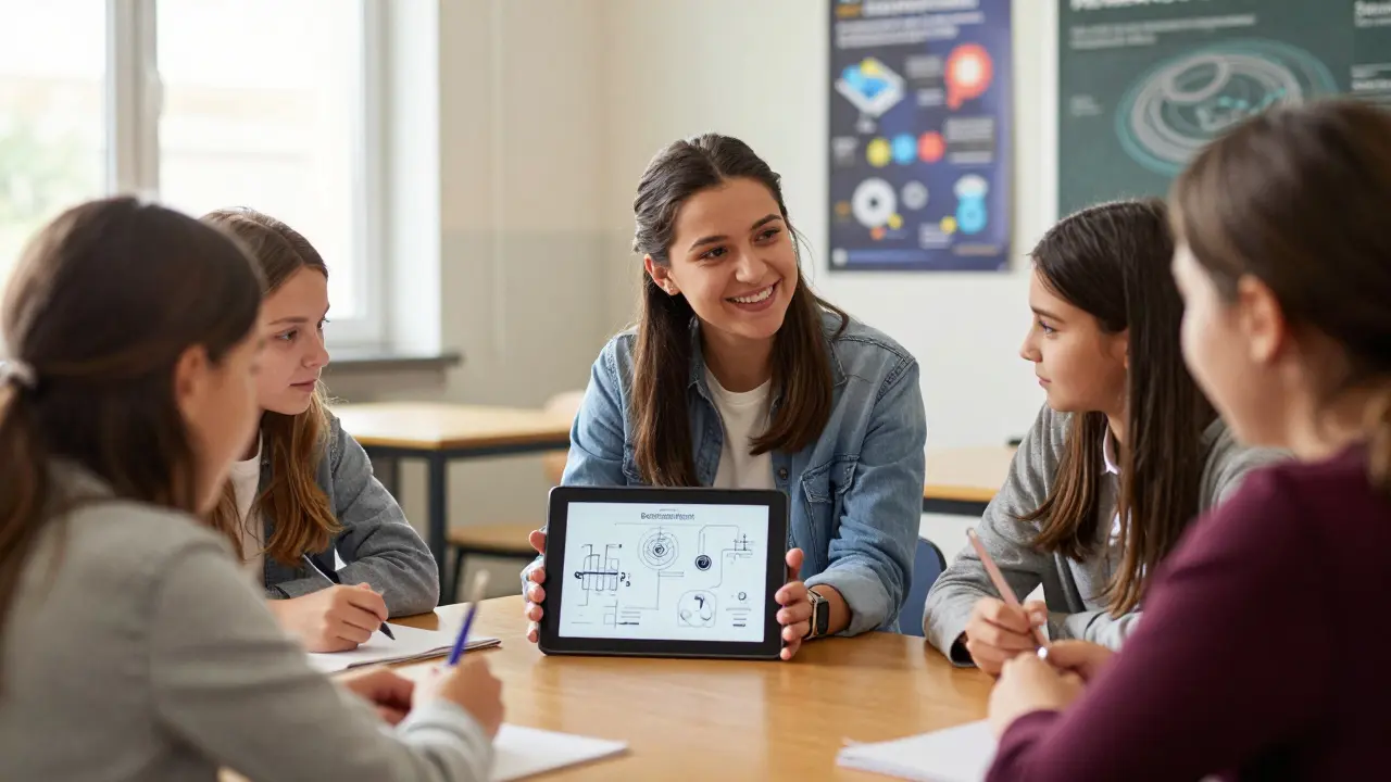 Studentin motiviert Mädchen für Technikstudium durch persönliche Gespräche