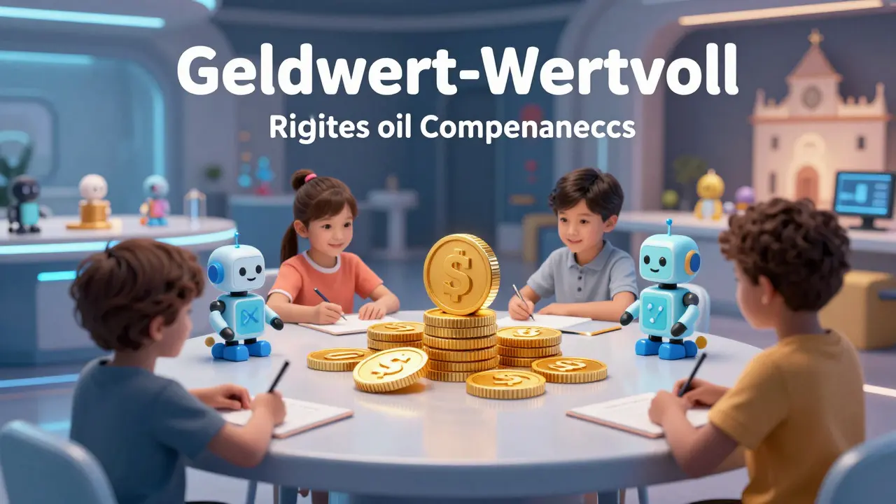 Kinder erkunden digitale und finanzielle Konzepte spielerisch