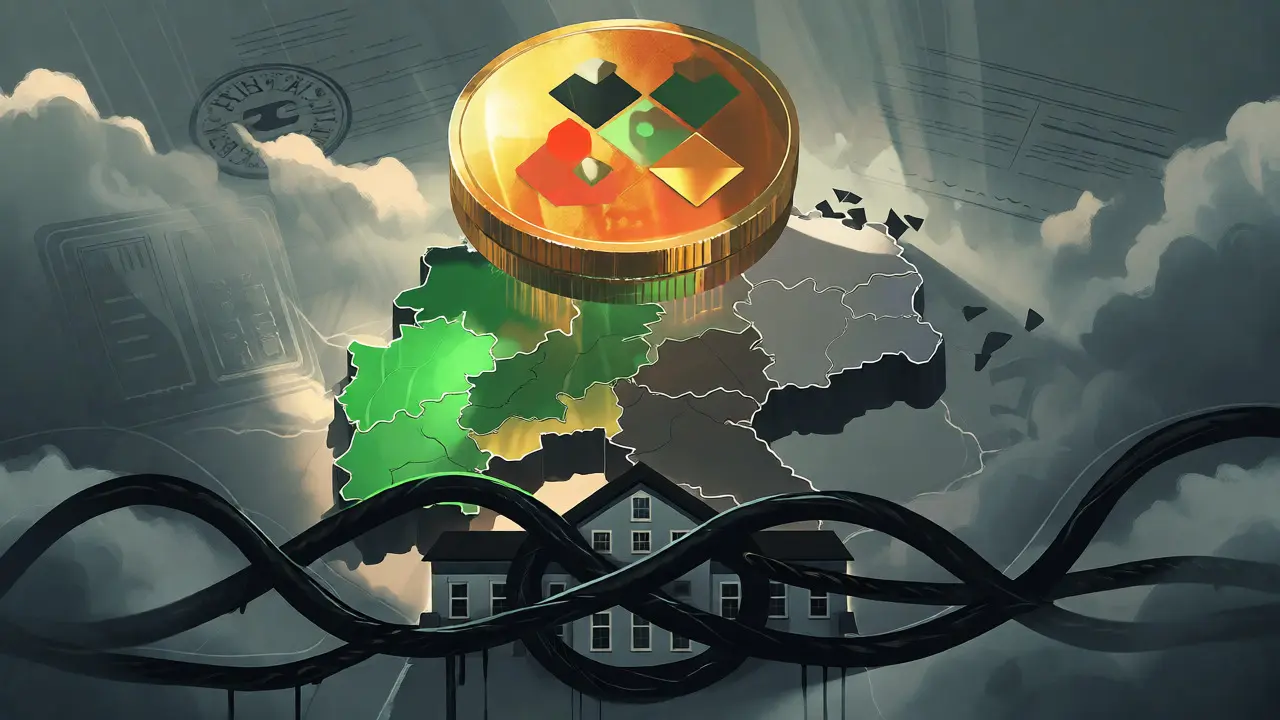Konzeptdarstellung des Digitalpakts mit ungleicher Verteilung auf Deutschlandkarte